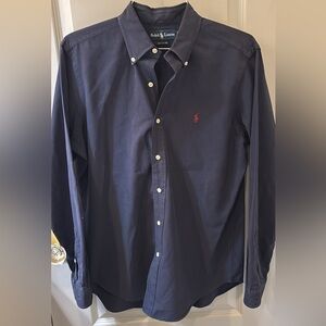 Ralph Lauren Dark Blue Men's Button Down Shirt